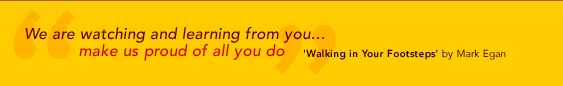 We are watching and learning from you...
